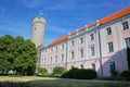 The Parliament of Estonia building on Toompea hill in the central part of the old town, Tallinn, Estonia.