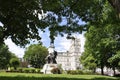 Quebec, 29th June: Parliament Garden from Quebec City in Canada Royalty Free Stock Photo