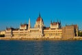 Parliament Hall in Budapest, Hungary Royalty Free Stock Photo