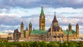 Parliament Hill from the Ottawa River Royalty Free Stock Photo