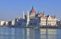 Parliament of Hungary, Budapest Royalty Free Stock Photo