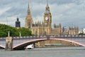 Parliament with lambeth bridge