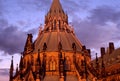 Parliament Library at Sunset Royalty Free Stock Photo