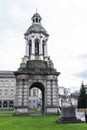 Parliament Square and Campanile of Trinity College Dublin, Ireland Royalty Free Stock Photo