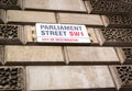 Parliament Street SW1 Street Sign