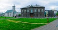 The Parliament (Althingi) House and the Cathedral (Domkirkjan),