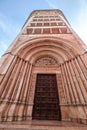 Parma Baptistery main entry. Italy Royalty Free Stock Photo