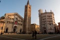 Parma Cathedral square or Duomo di Parma