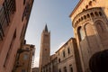 Parma Cathedral square or Duomo di Parma Royalty Free Stock Photo