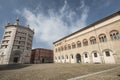 Parma Italy: cathedral square Royalty Free Stock Photo