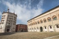 Parma Italy: cathedral square Royalty Free Stock Photo