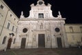 Parma Italy by night: church of San Giovanni Battista Royalty Free Stock Photo