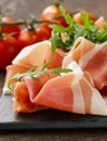 Parma ham (jamon) traditional Italian meat