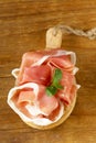 Parma ham (jamon) traditional Italian meat
