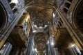 Parma, ITA - FEB, 2023: Interior of the medieval cathedral (Duomo) of Parma, Emilia-Romagna Royalty Free Stock Photo