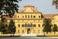 Beautiful architecture of Ducal Palace Palazzo Ducale di Parma in community garden Parco Ducale Royalty Free Stock Photo