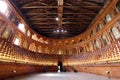 Parma, Italy, the Farnese theater detail, wood architecture