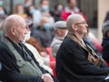 Parma, Italy - September 2020: Audience Attending an Outdoor Public Event