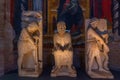 Parma, Italy, September 25, 2021: Sculptures inside Museo Dioces