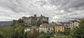 Parma overview of the castle of Bardi