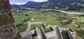 Parma overview of the castle of Bardi