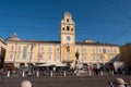 Parma, view of Garibaldi square in town center