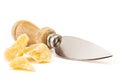 Parmesan cheese and knife Royalty Free Stock Photo