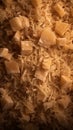 parmesan chunks pattern photorealistic close-up, ai generation