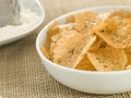 Parmesan Crisps Royalty Free Stock Photo