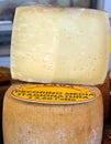 Parmigiano Reggiano. A gourmet cheese and meat shop in Bologna
