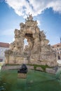 Parnas Fountain at Cabbage Market Square Zelny trh - Brno, Czech Republic Royalty Free Stock Photo