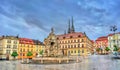 Parnas Fountain on Zerny trh square in the old town of Brno, Czech Republic