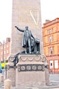 The Parnell Monument at north end of O Connell Street, Dublin, Ireland Royalty Free Stock Photo