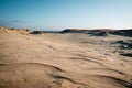 Parnidis sand dune in sunset. Curonian spit, Nida city, Lithuania