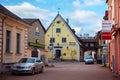 PARNU, ESTONIA - MAY 02, 2015: View of the former Poorhouse. Was recognized as the oldest building in city. It was built in 1658 Royalty Free Stock Photo