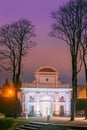 Parnu, Estonia. Tallinn Gate Is Historical Fortification Of Parnu. 17th Century Gate. Night View Royalty Free Stock Photo