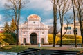 Parnu, Estonia. View Of Tallinn Gate Is Historical Fortifications Of Parnu And Only Surviving 17th Century Gate With Royalty Free Stock Photo