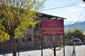 National Veterinary Hospital signboard in the kingdom of Bhutan, in Paro