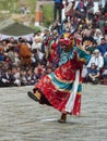 Paro Tsechu in the Kingdom of Bhutan Royalty Free Stock Photo