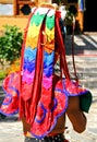 PARO, BHUTAN - November10, 2012 : Unidentified male mask dancer