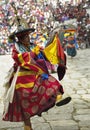 Paro Tsechu - kingdom of Bhutan Royalty Free Stock Photo