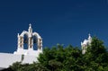 Paros, Greece, belltower with bells Royalty Free Stock Photo