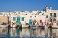 Beautiful port of Naoussa on Paros island. Greece, Cyclades