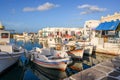 Beautiful port of Naoussa on Paros Island. Cyclades, Greece