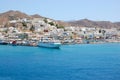 Paros island harbour view Royalty Free Stock Photo