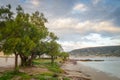 Paros island landscape. Greece Royalty Free Stock Photo