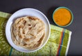 Parotta and Chicken Curry Dish Royalty Free Stock Photo