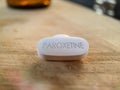 Paroxetine antidepressant drug medication pill