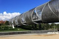 Parque de la Arganzuela, Bridge over the river Manzanares in Madrid, Spain