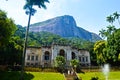 Parque Lage or Parque Enrique Lage. Rio de Janeiro, Brazil Royalty Free Stock Photo